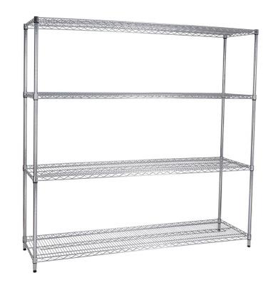 4 layers Shelf wire rack with size 48''Lx24''Wx72''H.jpg