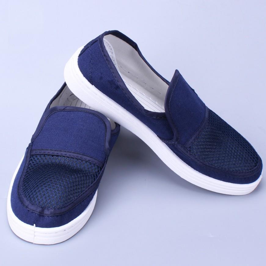 Zapatos de lona azul esd