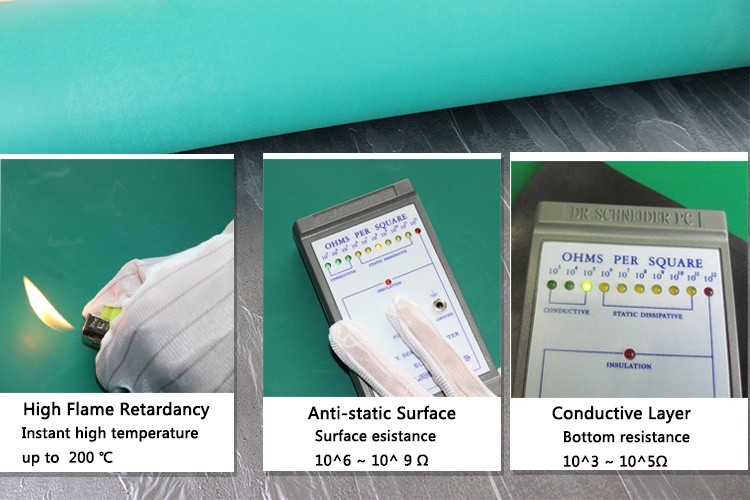 ESD MAT TESTING PICTURES