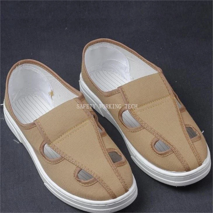 esd yellow work shoes