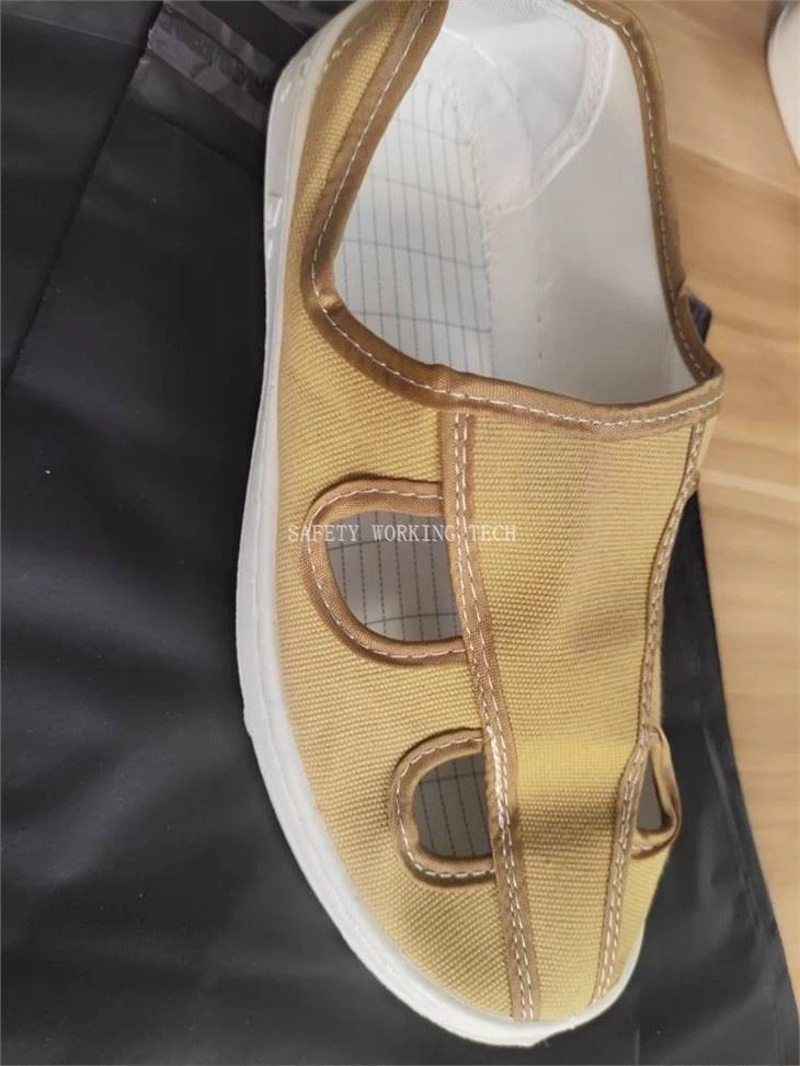 ESD Yellow Canvas shoes